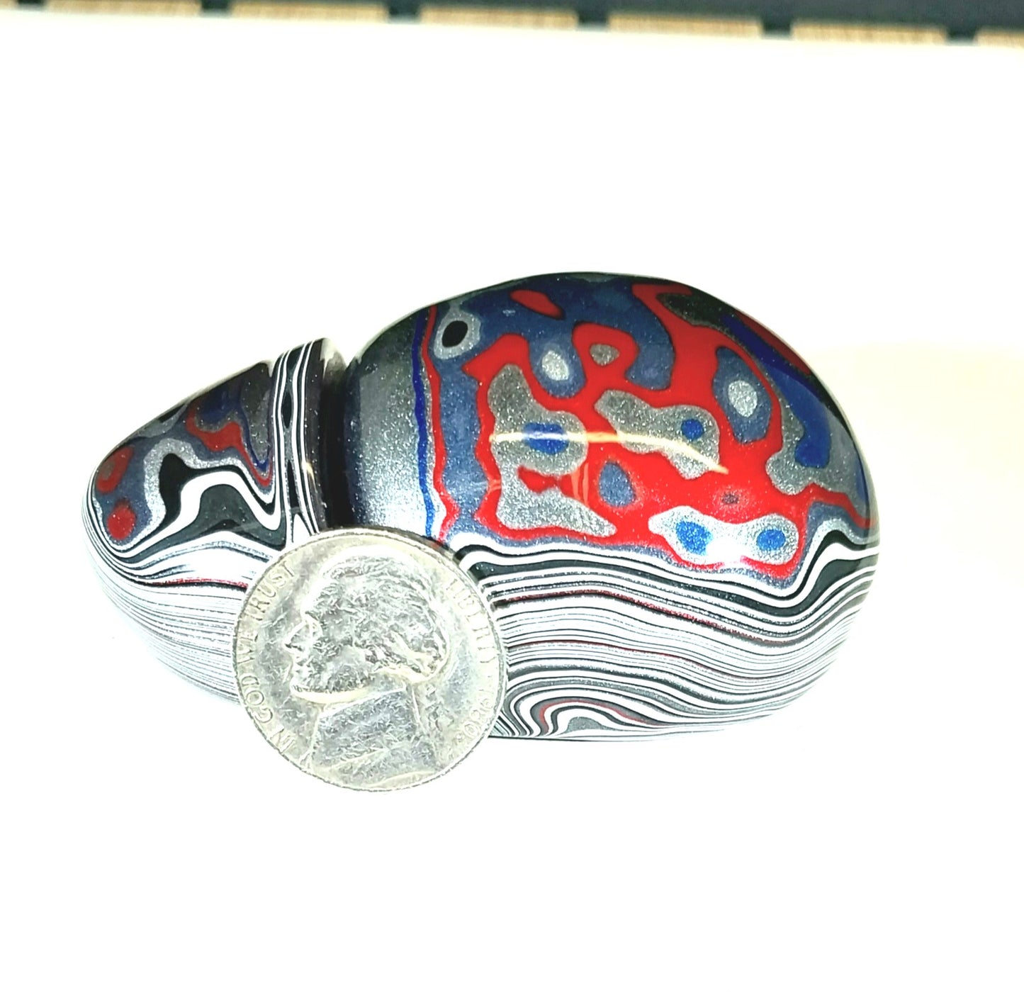 Fordite Specimen Piece, Polished Fordite Gift For Him, Automotive Enthusiast, Mineral Collection