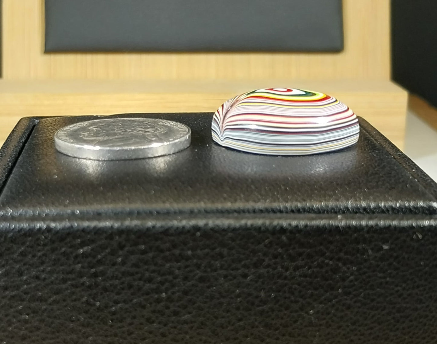 Fordite Cabochon, Semi Truck Type