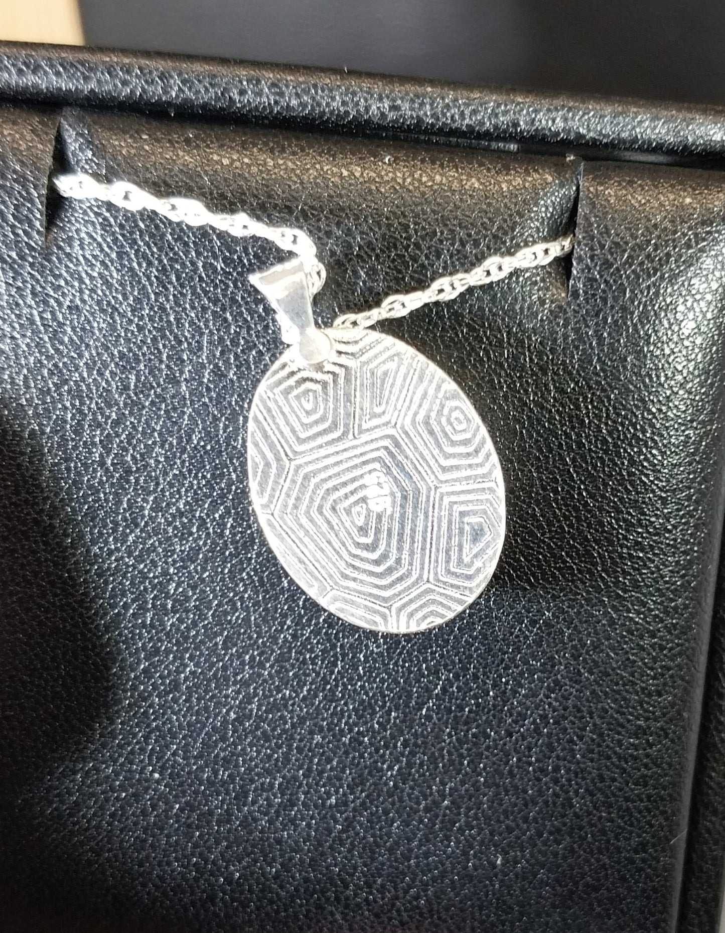Oval Shape Petoskey Stone Necklace