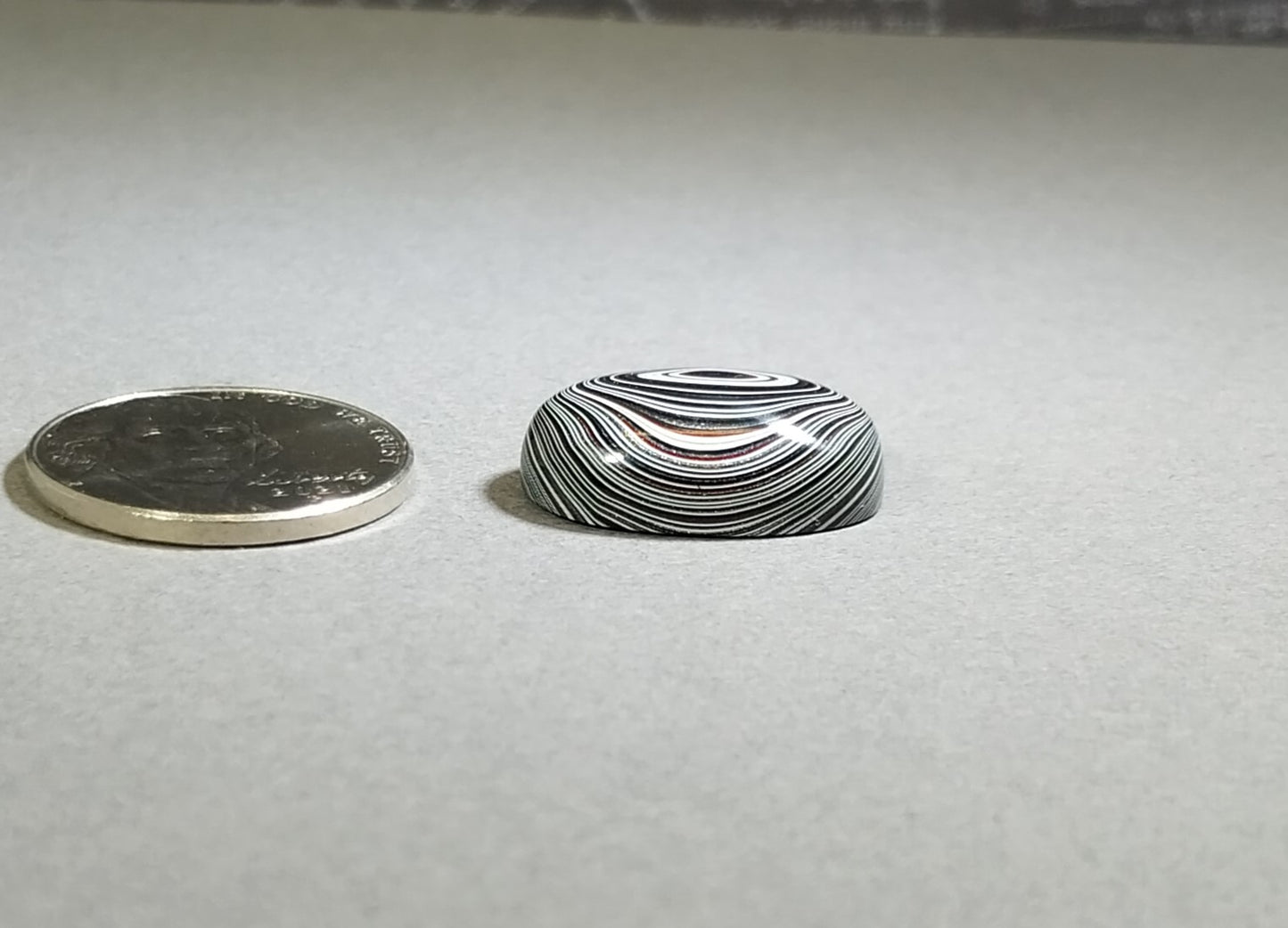 Michigan Fordite Cabochon in Domed Oval EB54