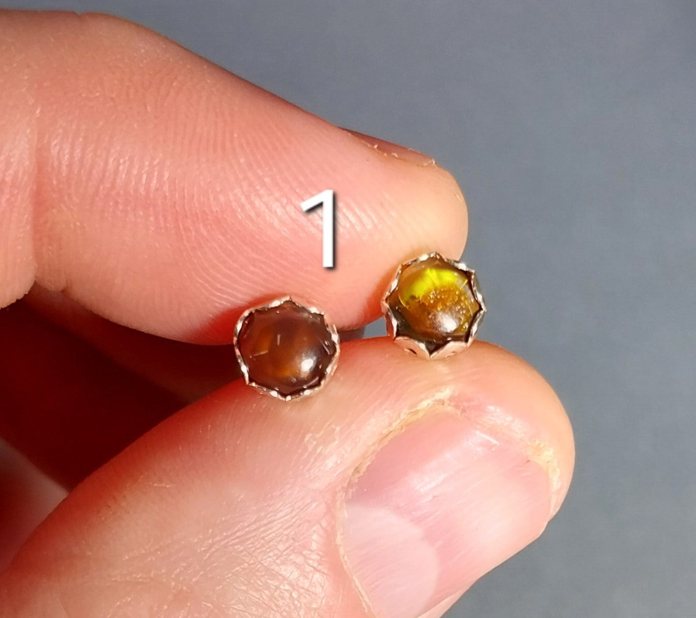 Fire Agate, Pick Your Pair, Sterling Silver Mexican Fire Agate