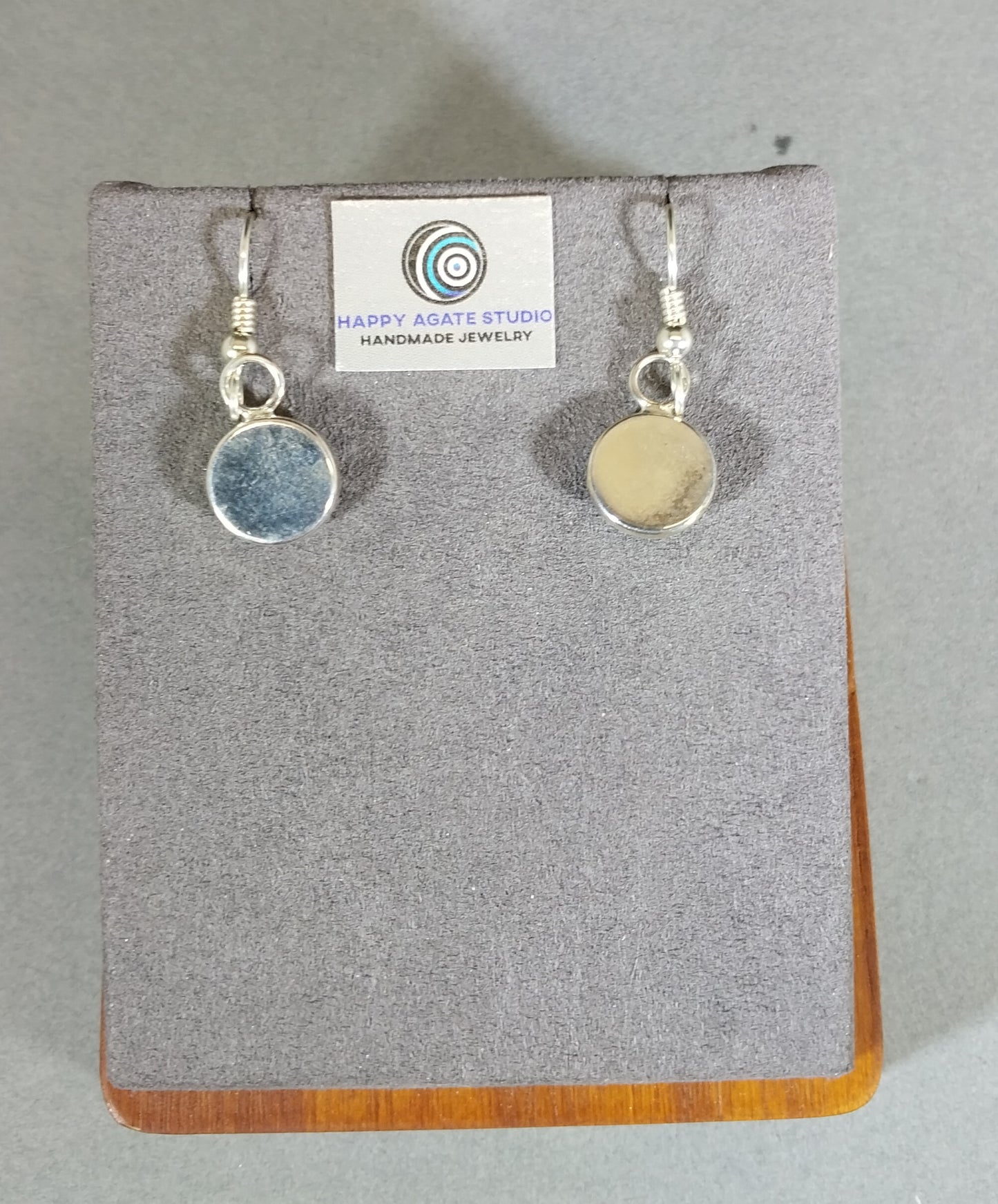 Teepee Canyon South Dakota Agate Earrings in Sterling Silver