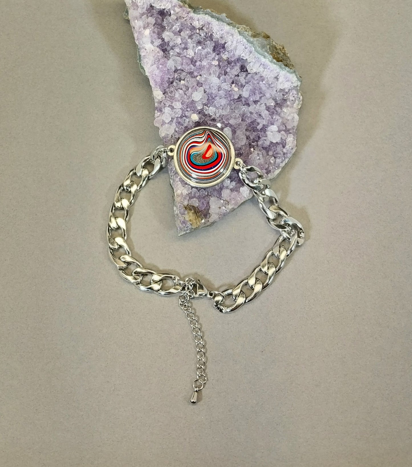 Fordite Bracelet, Fordite, Fordite Bangle, Great Gift, EB102