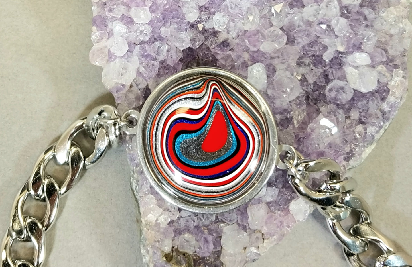 Fordite Bracelet, Fordite, Fordite Bangle, Great Gift, EB102