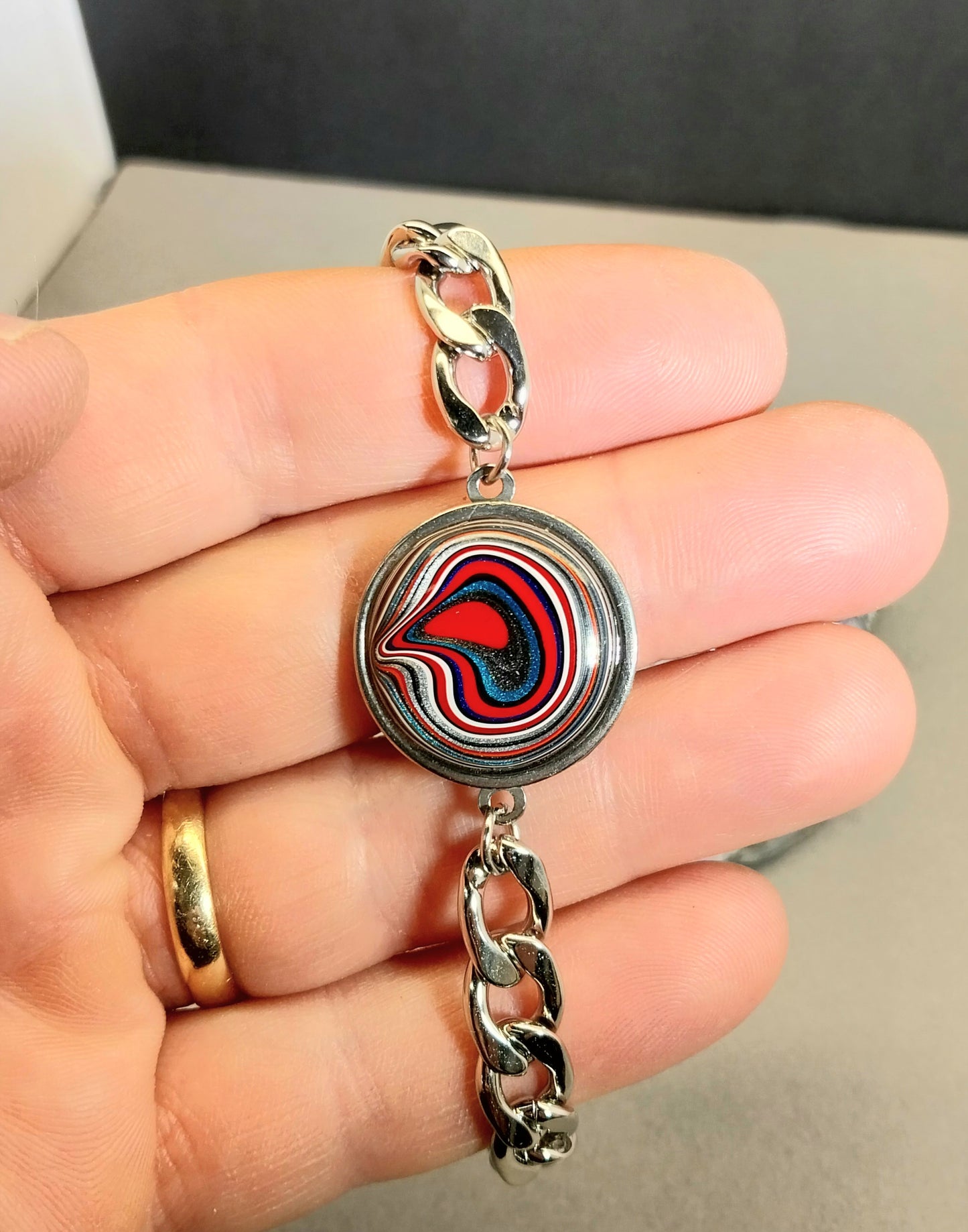 Fordite Bracelet, Fordite, Fordite Bangle, Great Gift, EB102