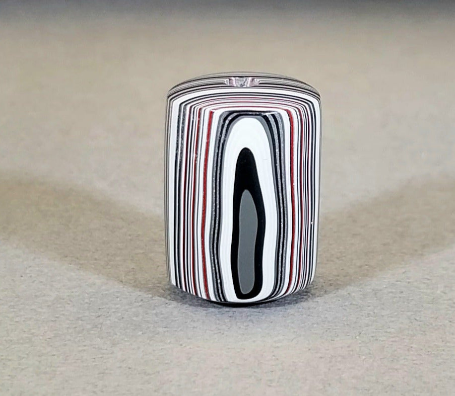 Fordite Bead for Jewelry or Knife Making
