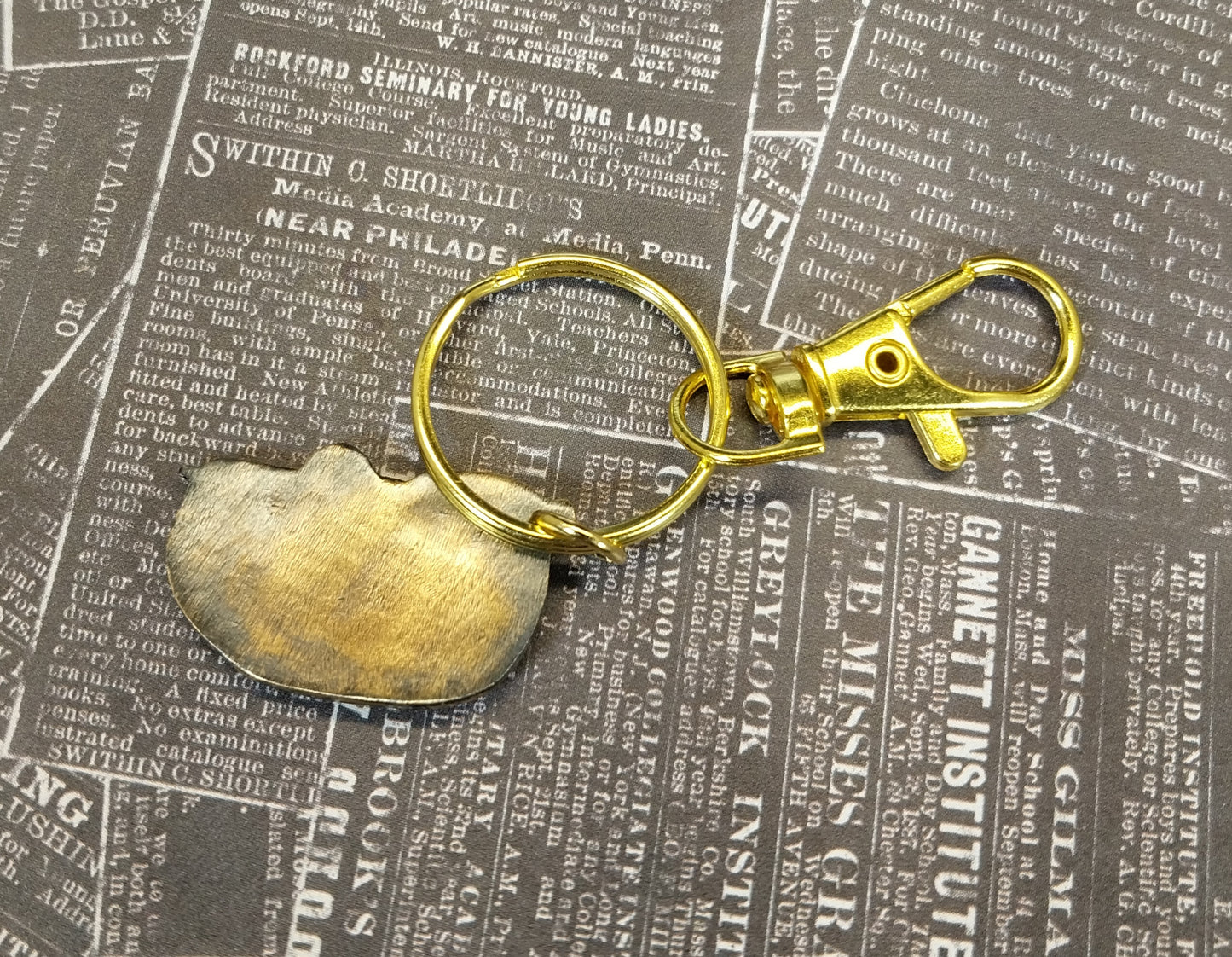 RV or Camper Key Chain Featuring Vintage RV a Camper Gift