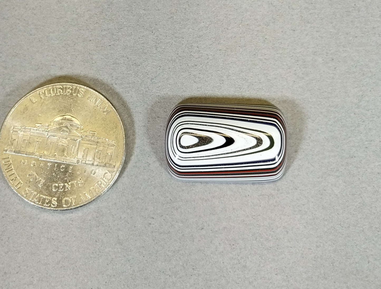 Fordite Cabochon, Fordite, SMALL Oval Fordite Cabochon EB17