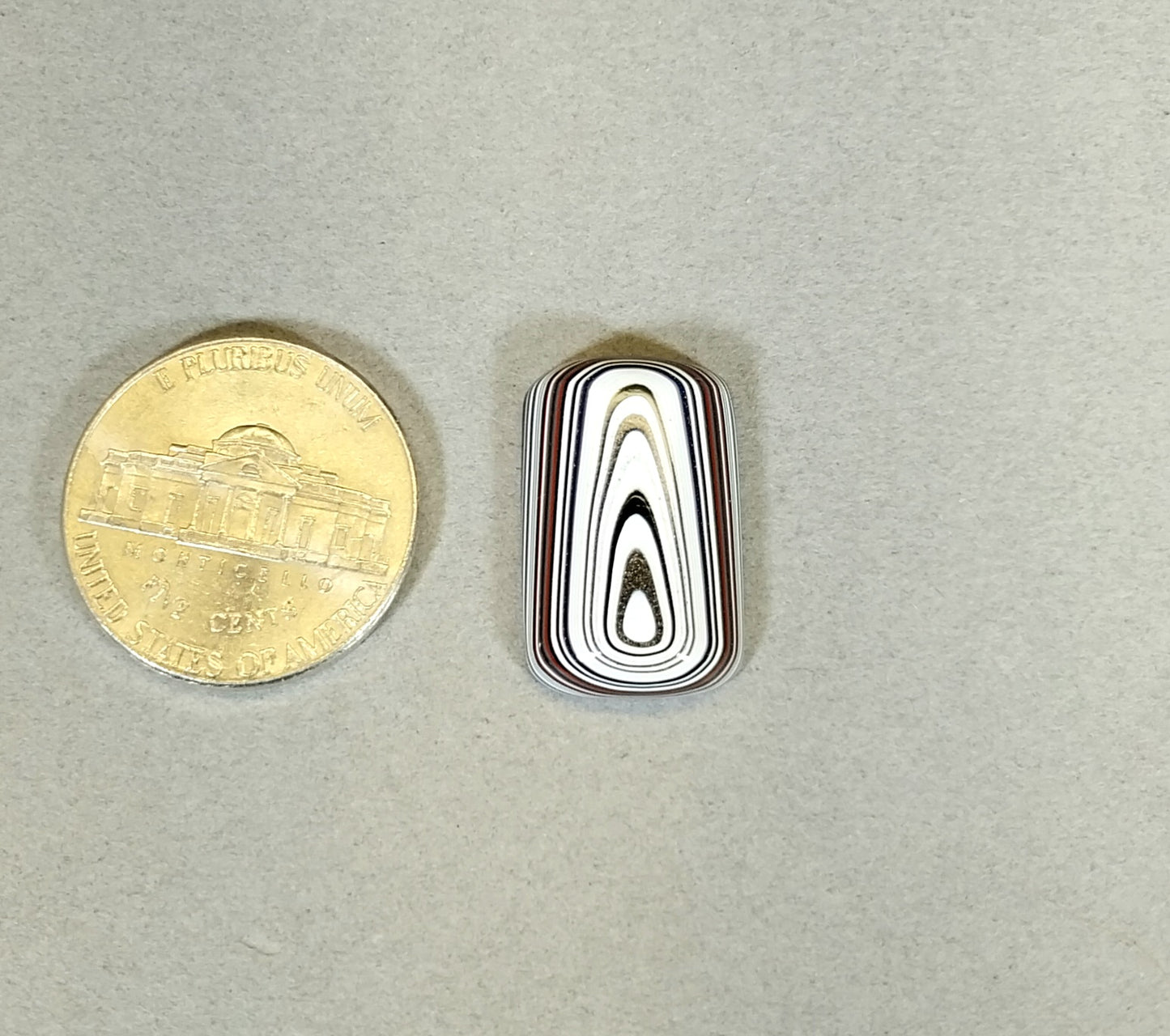 Fordite Cabochon, Fordite, SMALL Oval Fordite Cabochon EB17