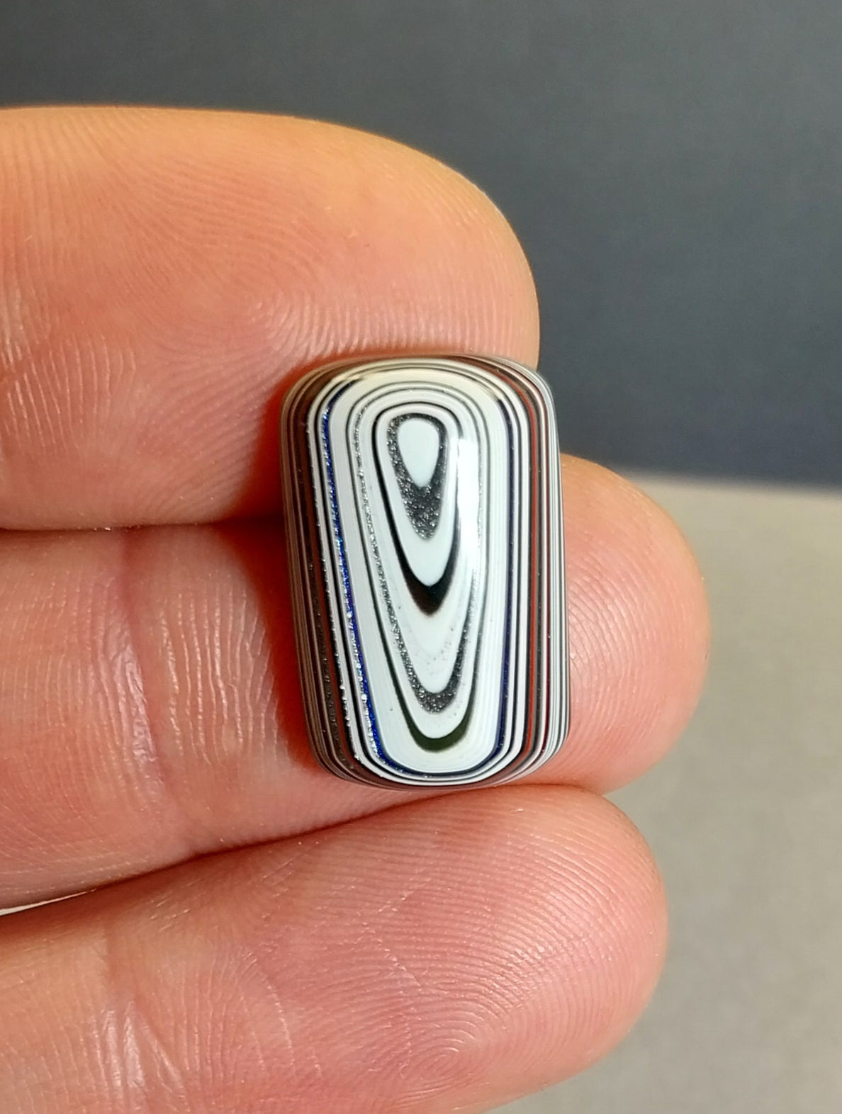 Fordite Cabochon, Fordite, SMALL Oval Fordite Cabochon EB17