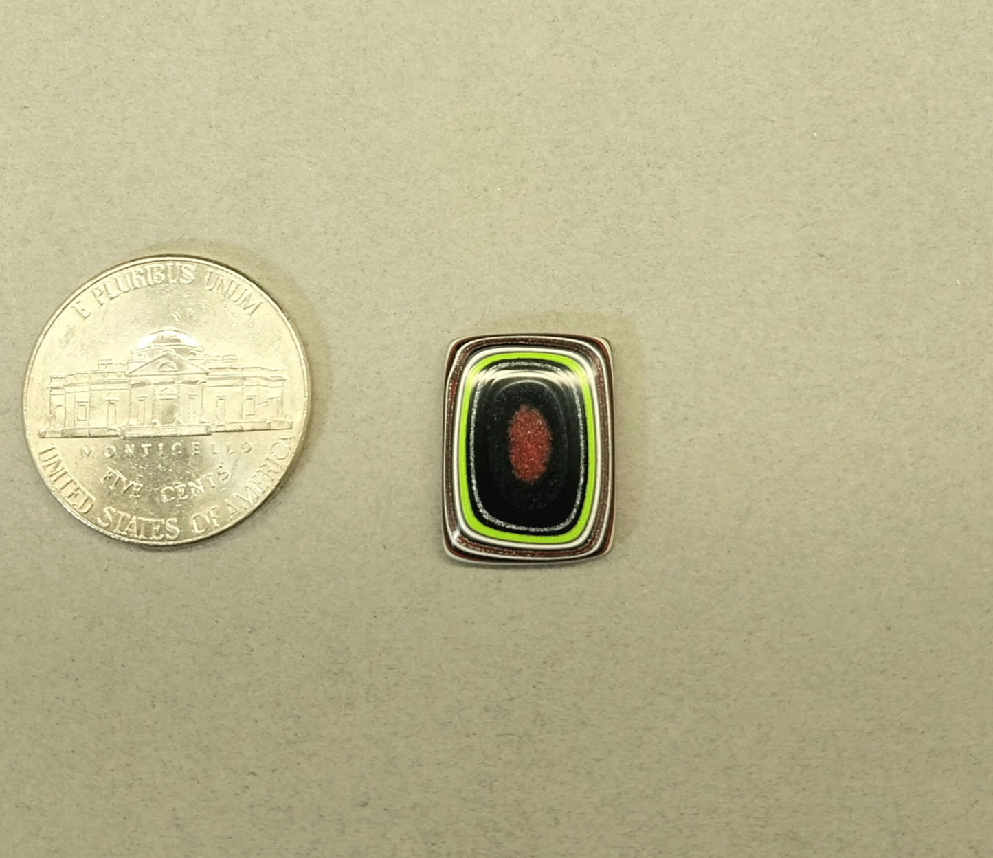 Fordite Cabochon, Rectangle Cabochon, Fordite, Ohio Motor Agate EB111