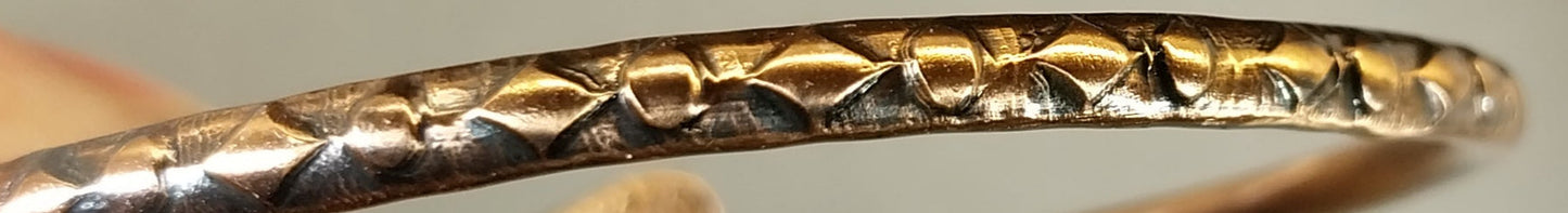 Copper Bracelet, Antiqued, Choose Your Pattern, 3+ mm, Pure Copper, Copper Cuff, W/O (Copy) (Copy)