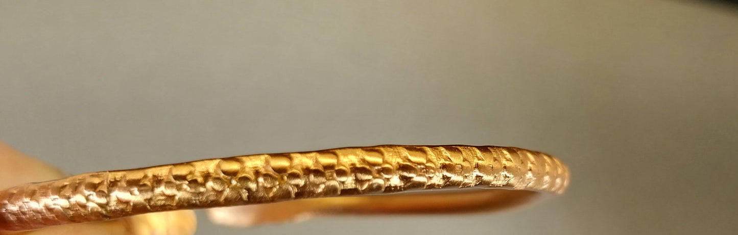 Copper Bracelet, Shiny, Choose Your Pattern, 3+ mm, Pure Copper, Copper Cuff, W/O (Copy)