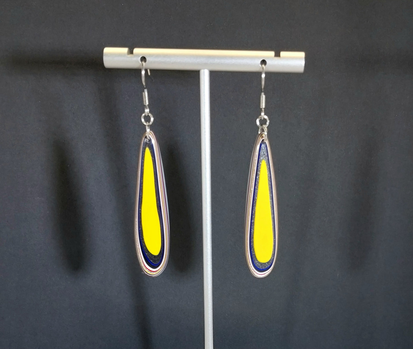 Fordite Earring Surgical Steel EB81