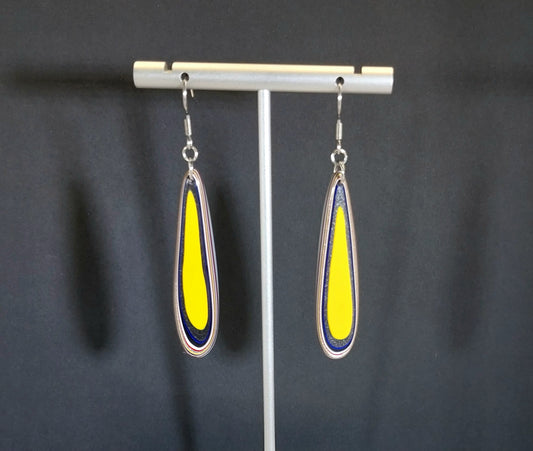 Fordite Earring Surgical Steel EB81