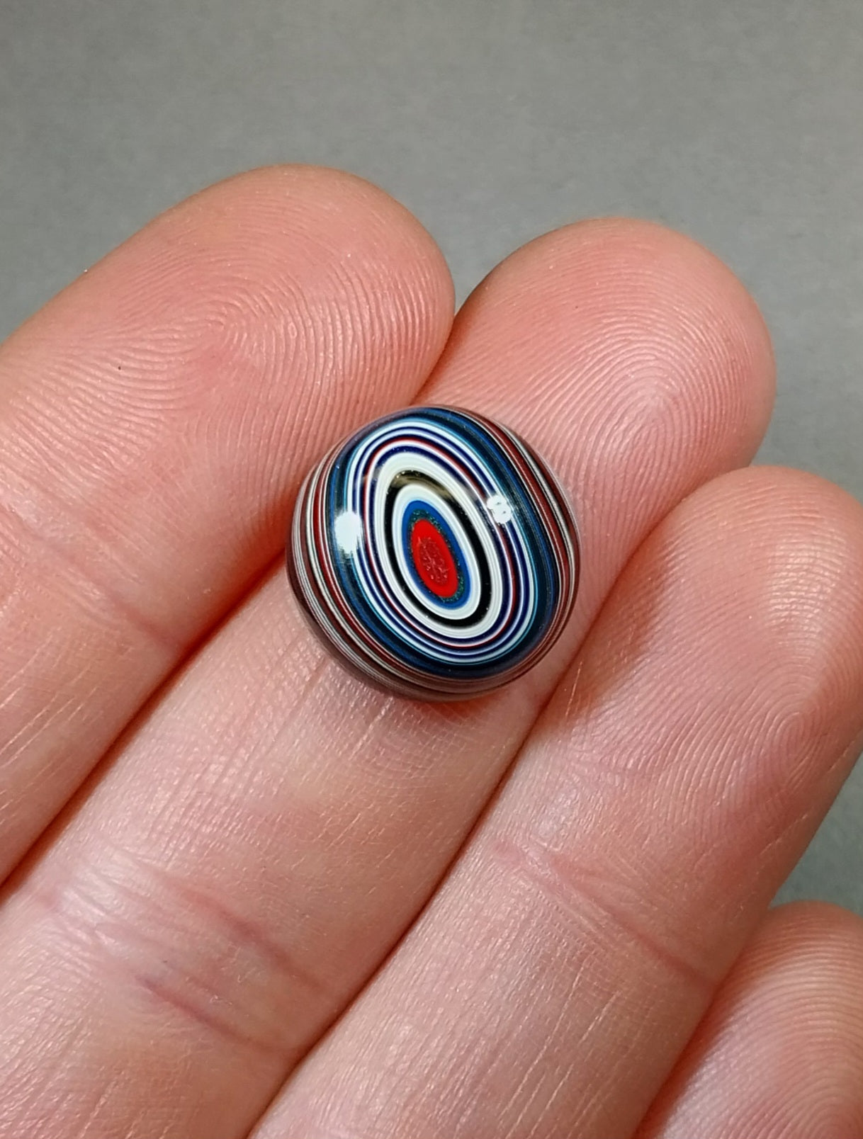 Fordite Cabochon, Domed Round
