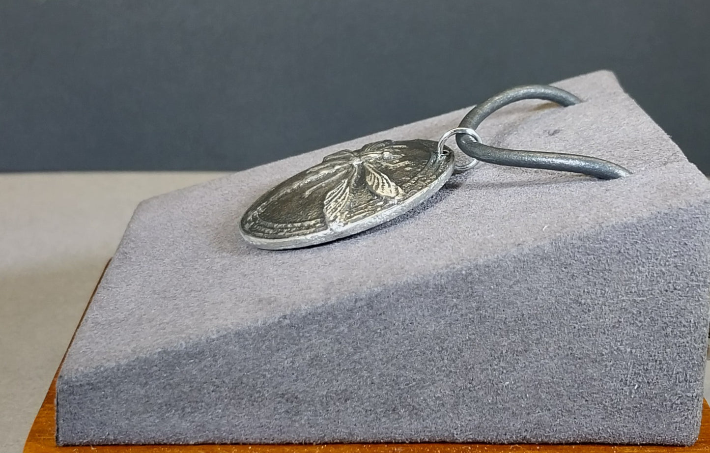 Dragonfly Necklace, Dragonfly Medallion, Hand Cast Pewter, Unique Nature Lover Gift for Women or Men, W/O W217
