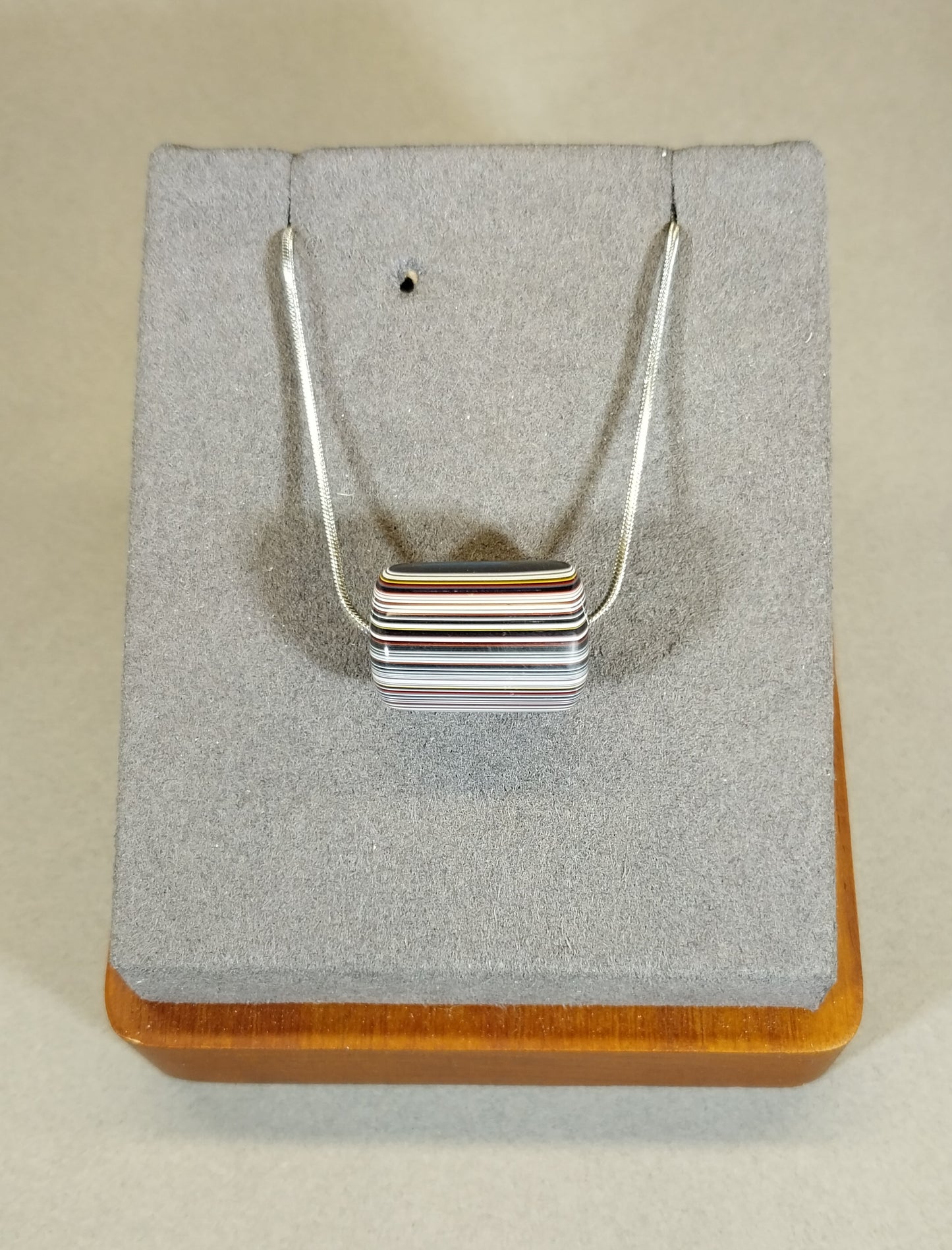 Fordite Bead, USA Handmade, EB117