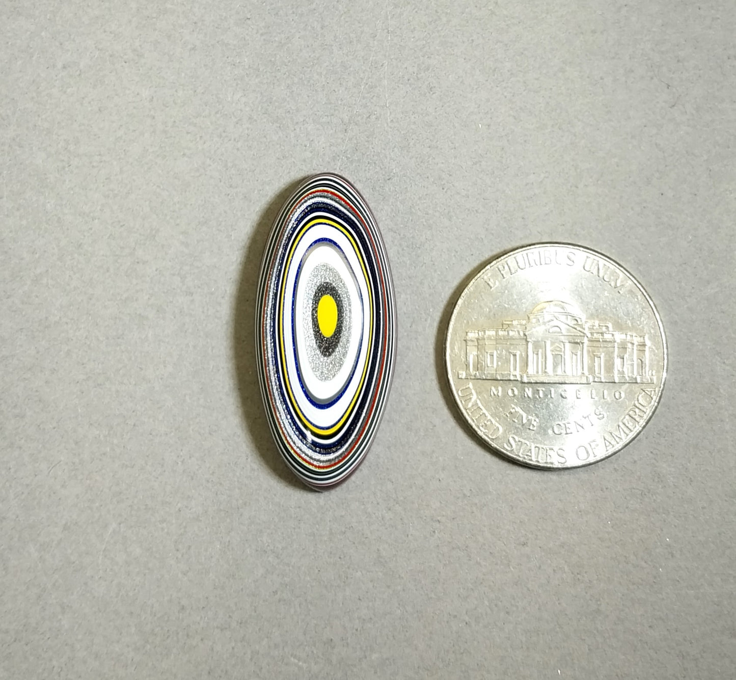 Fordite Cabochon, Colorful Cabochon, Small Domed Oval, Fordite Cabochon for Ring, Small Fordite Cabochon, Small Oval Cabochon