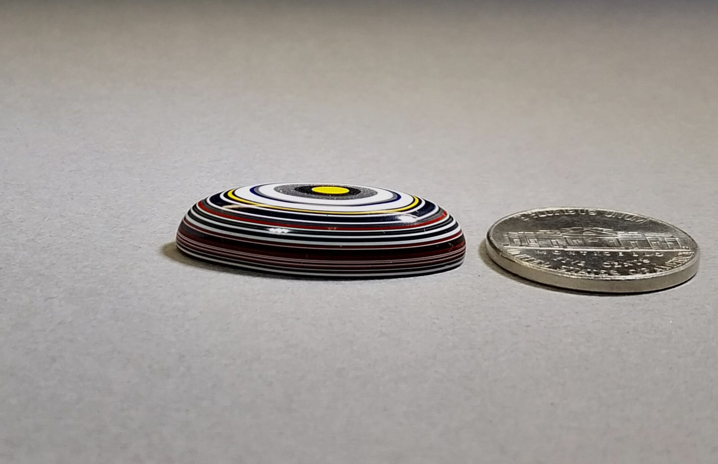 Fordite Cabochon, Colorful Cabochon, Small Domed Oval, Fordite Cabochon for Ring, Small Fordite Cabochon, Small Oval Cabochon
