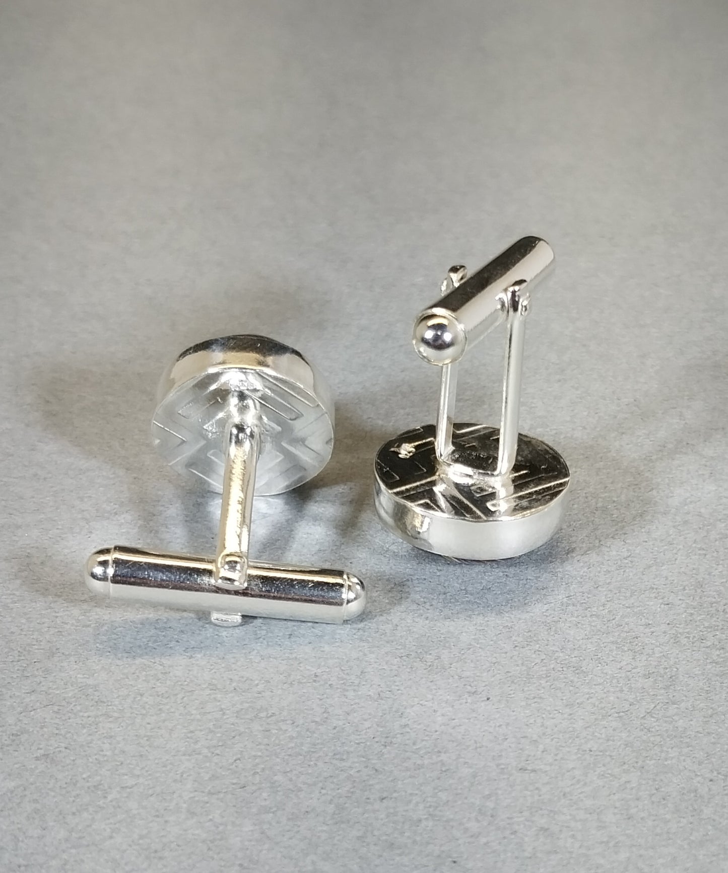 Fordite (Corvettite) CuffLink, Fordite Cufflink
