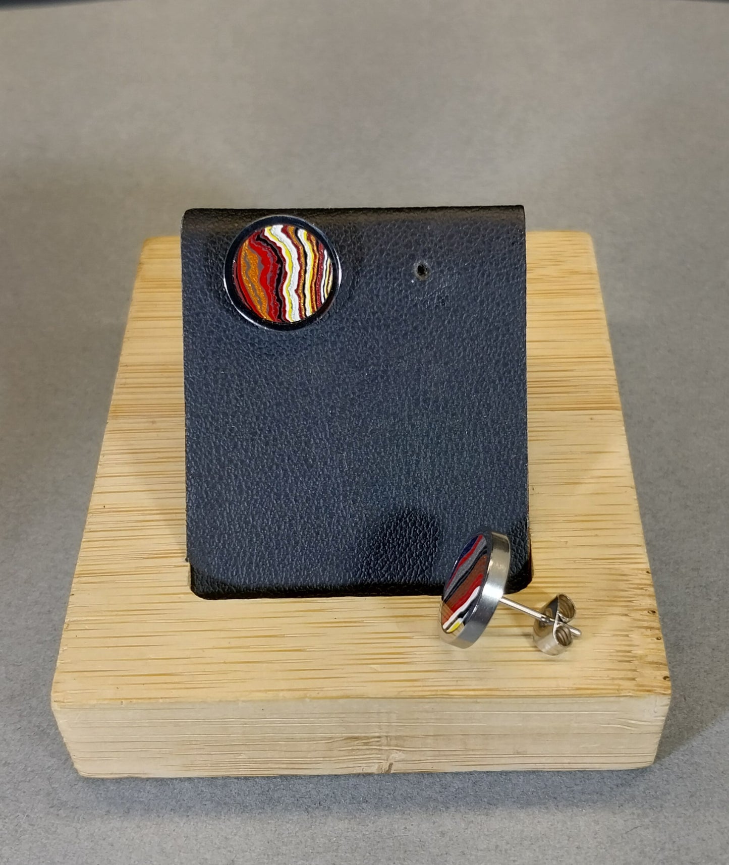 Fordite Earring set Vette Fordite from Bowling Green KY, W/O W