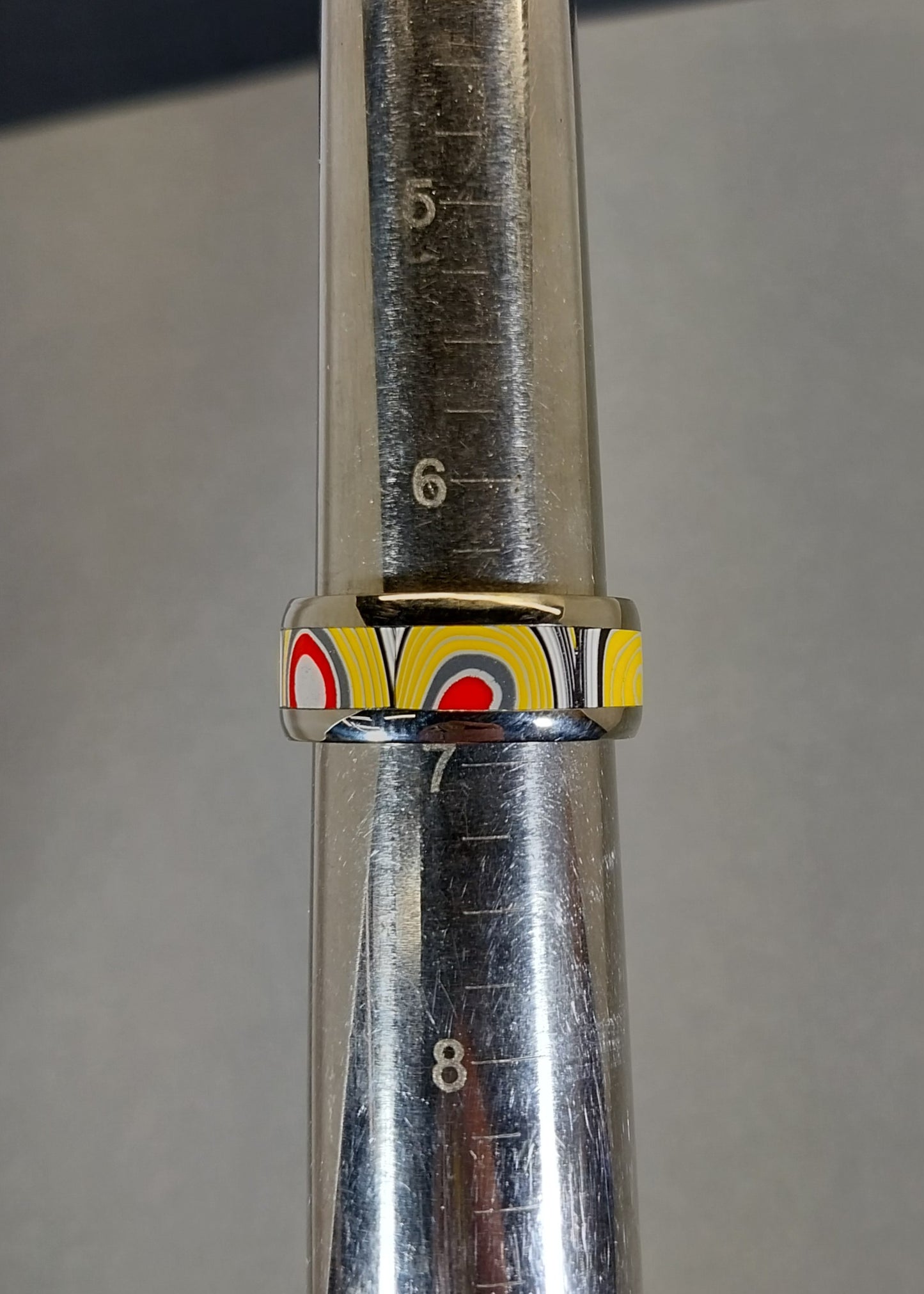 Fordite Rings, Pick Your Size, Size 6 3/4 Fordite Ring, Size 9 Fordite Ring