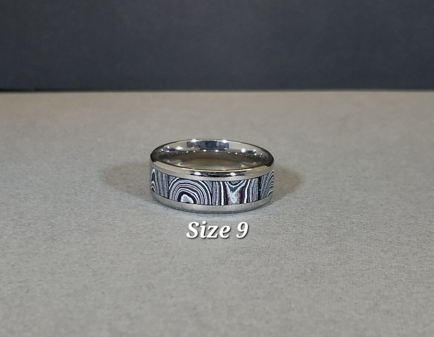 Fordite Ring, Michigan Fordite Ring, Authentic Automotive Fordite, Fordite Jewelry, Unisex Fordite Ring, Unique Comfort Band Ring, Fordite
