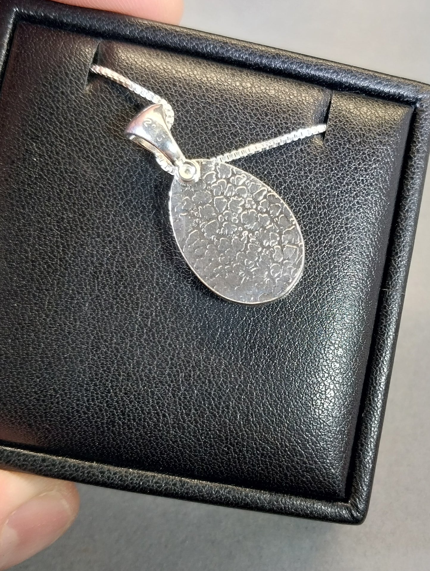 Datolite Silver Necklace, Michigan Datolite, Rare Color, Datolite Pendant