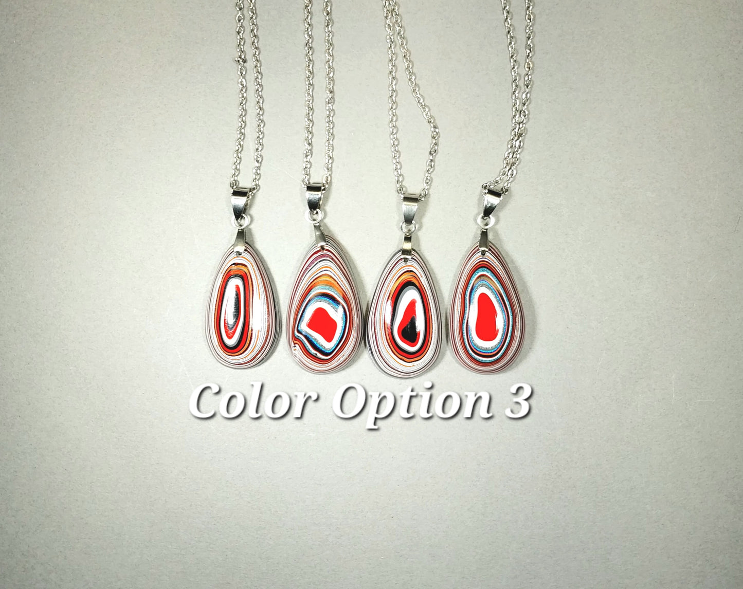 Fordite Necklaces Choose Your Color Option