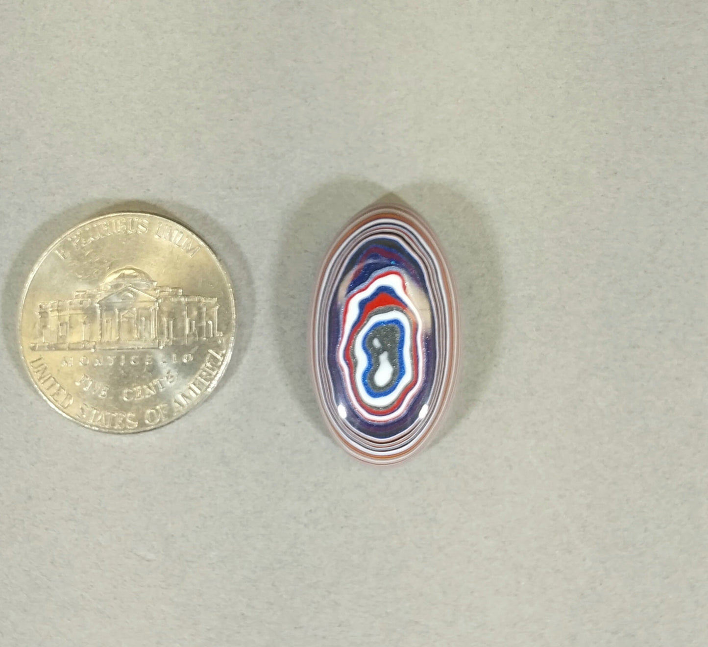 Oval Fordite Cabochon For Metalsmithing