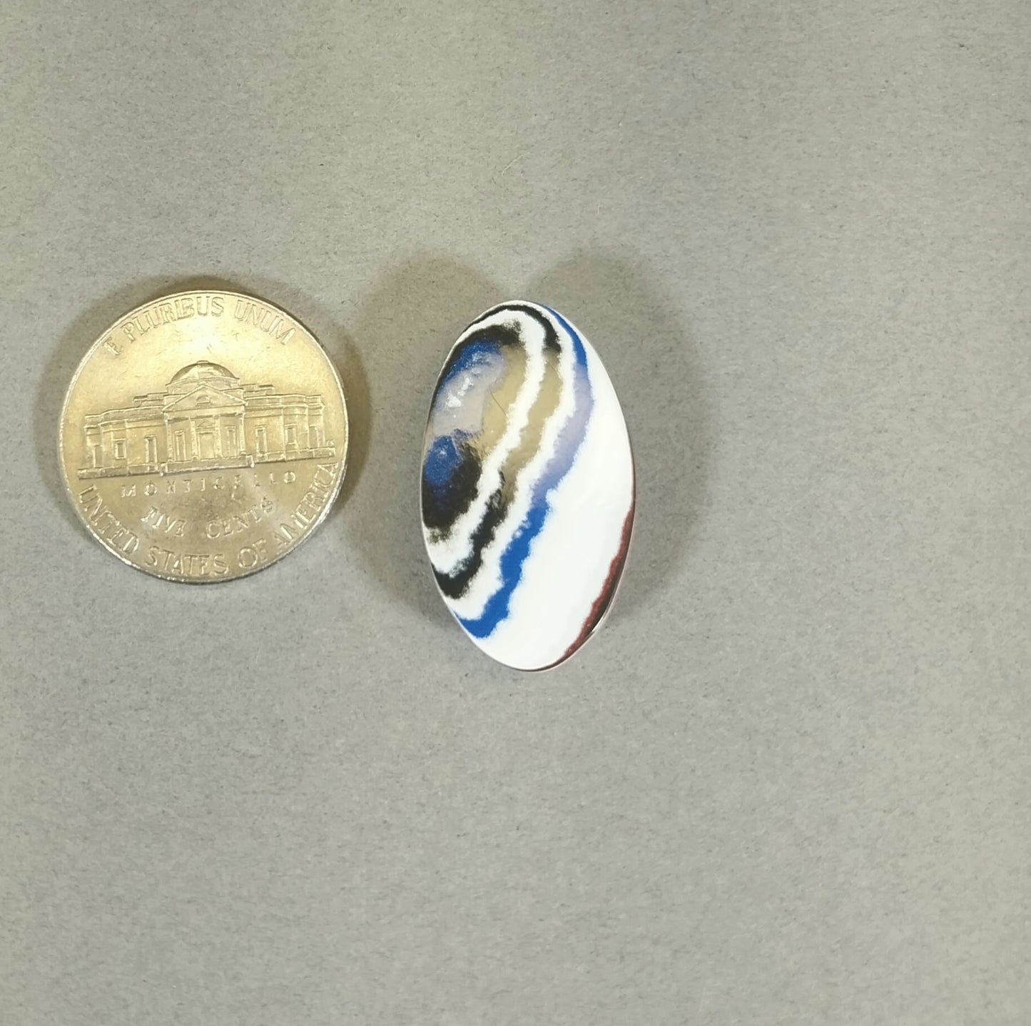 Oval Fordite Cabochon For Metalsmithing