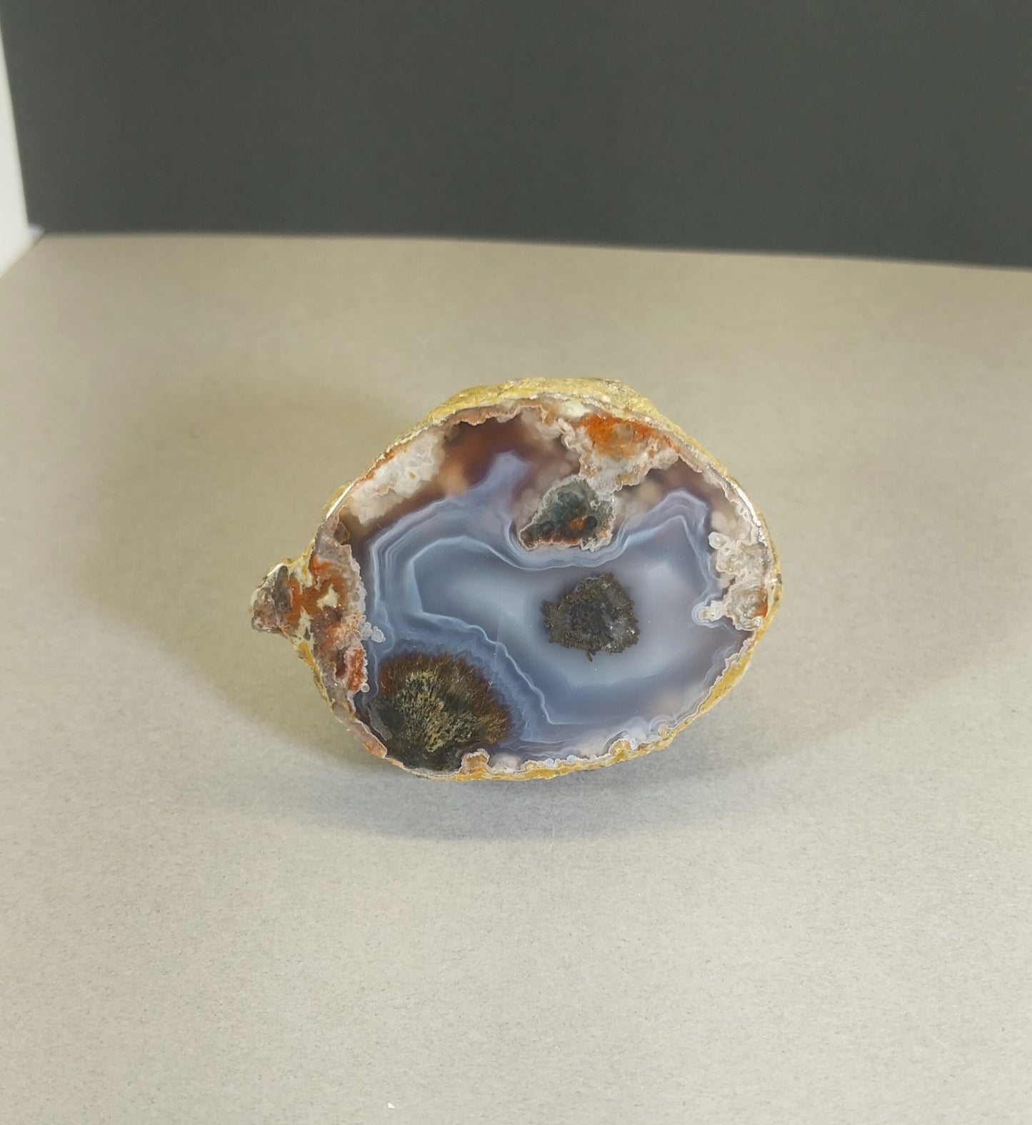 Red Hot Berrando Agate from Mexico Face Polished, W/O