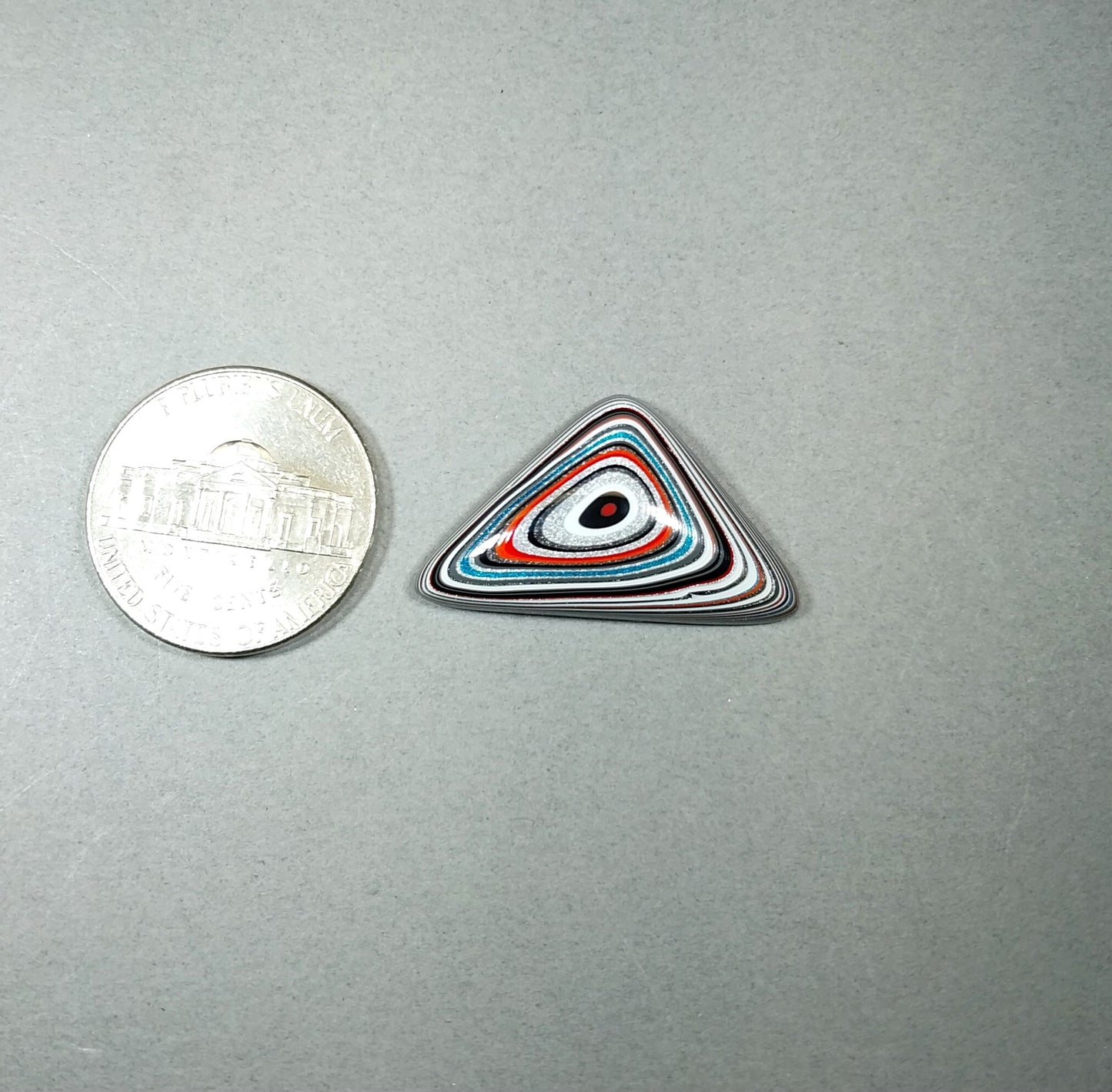Fordite Cabochon Domed Triangle EB5