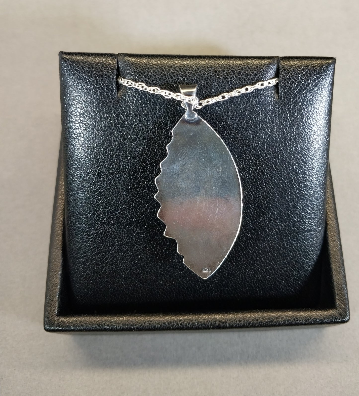 Lake Superior Eye Agate Necklace in Solid Sterling Silver .925
