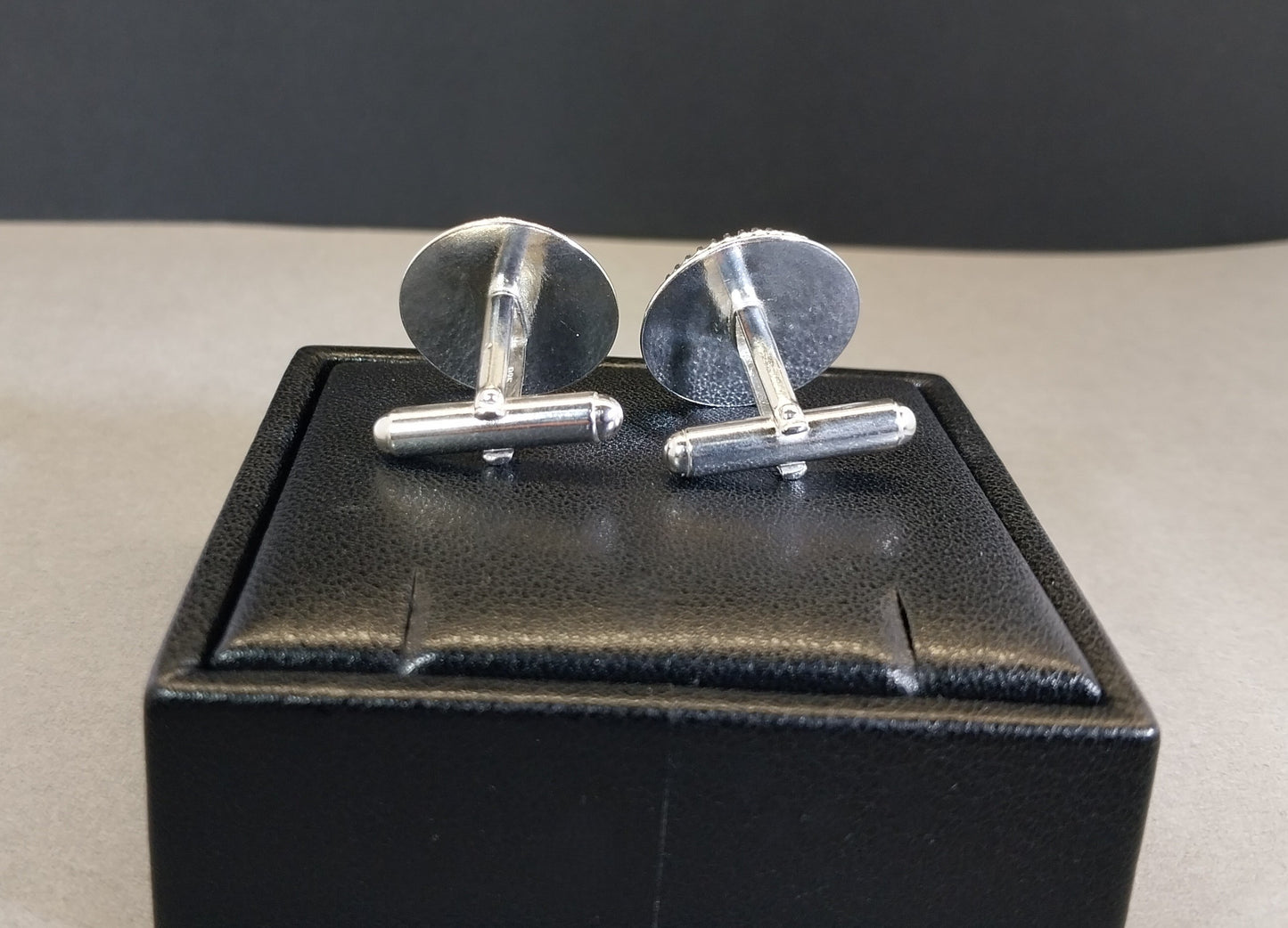 Petoskey Stone Cuff Links, Michigan Petoskey Stone Cufflinks