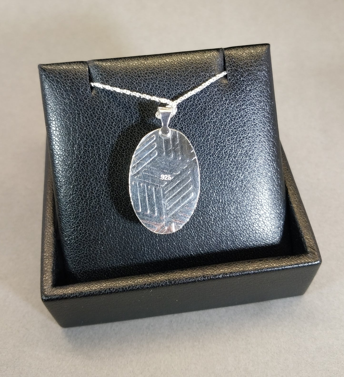 St. Paul MN Fordite Silver Necklace