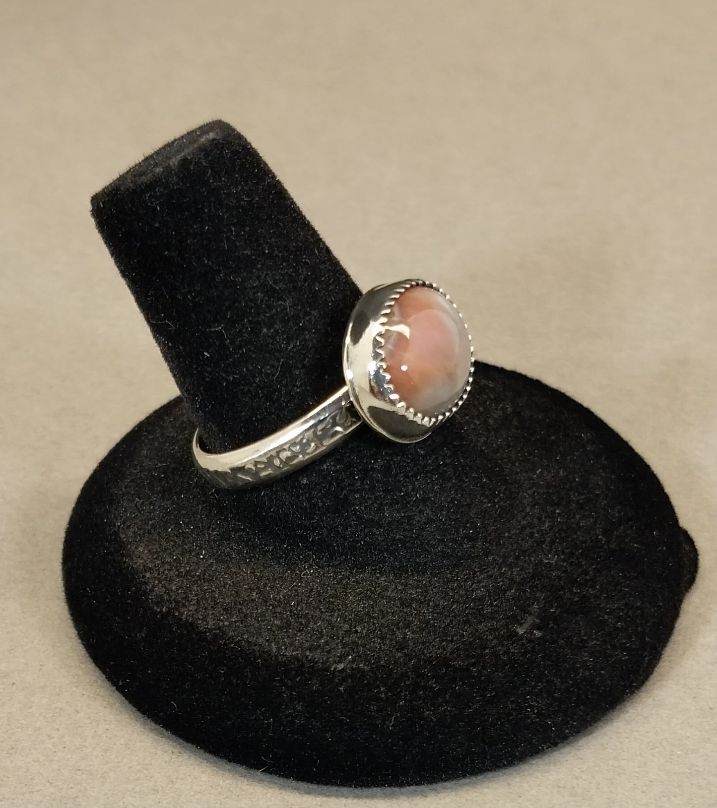 UP Michigan Prehnite Ring Size 7 in Solid Silver