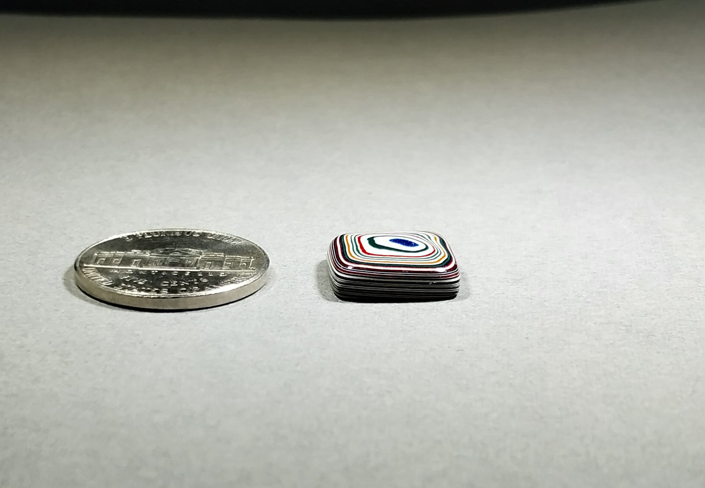 Fordite Cabochon Square Cut Freightliner Fordite