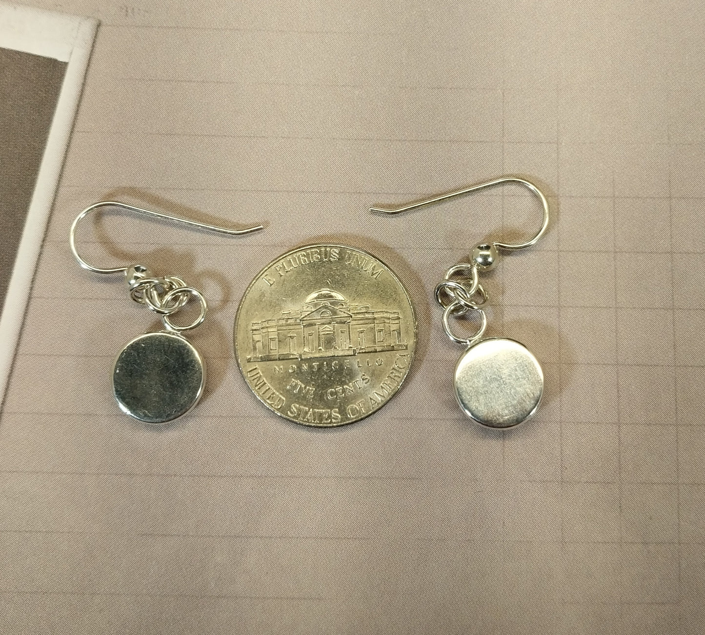 Yellow Fordite Earrings in Solid Silver