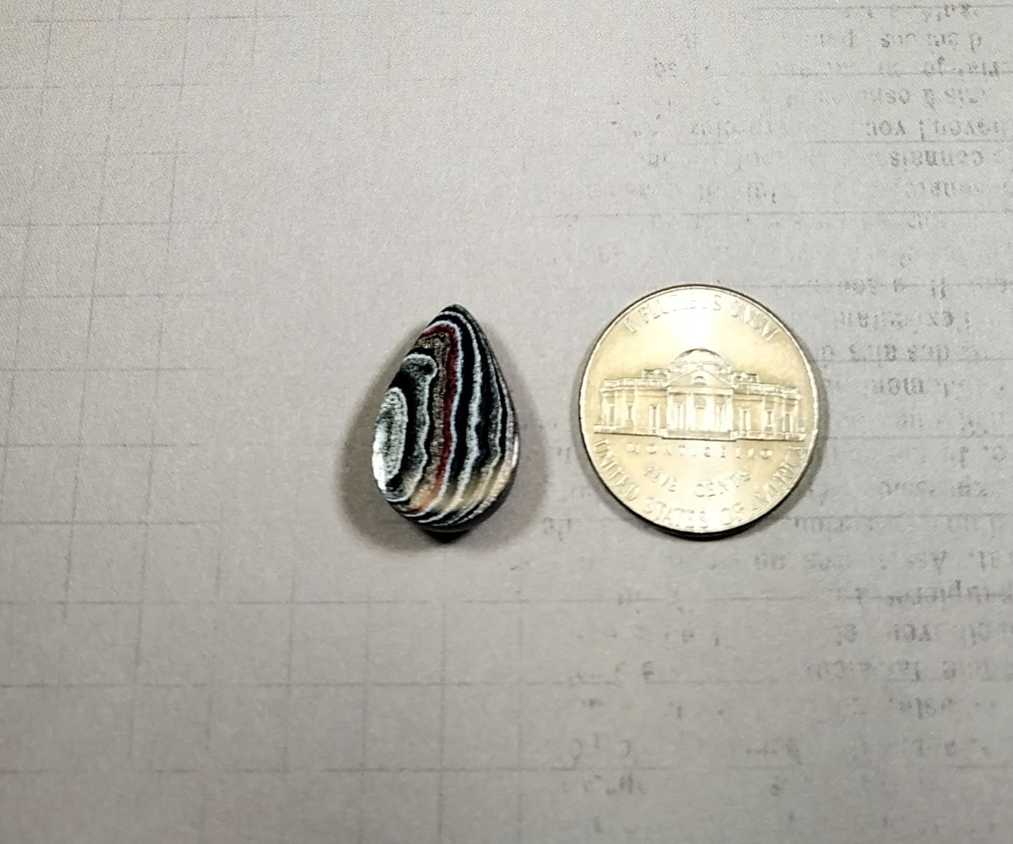 Fordite Cabochon, Michigan Fordite, Fordite, Polished Fordite, Cabochon, EB6