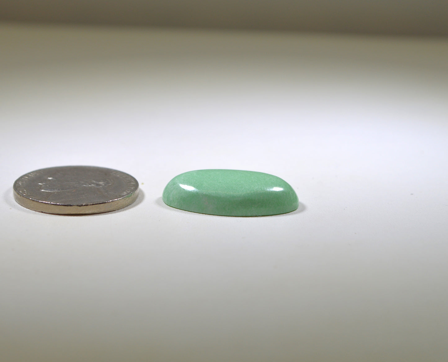 Variscite Cabochon, Lucin Utah Variscite, Pastel Green Cabochon, Green Oval Pendant Cabochon