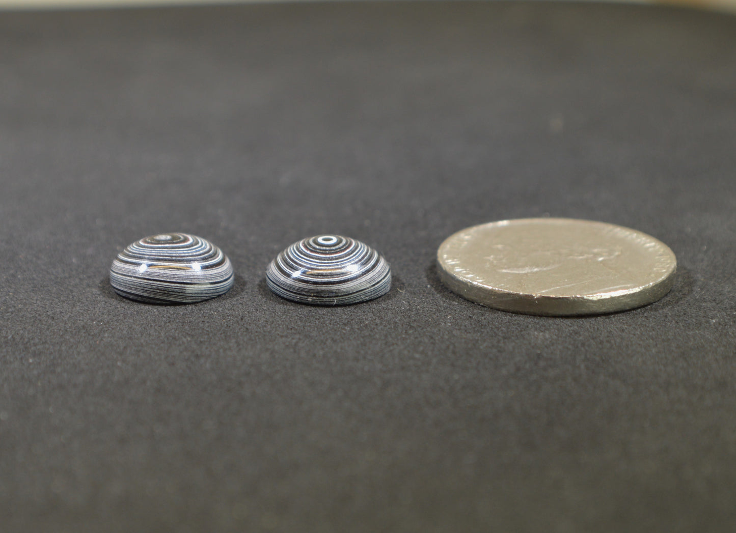 Fordite Cabochon Set, Semi Truck Fordite, Domed Rounds Set, Fordite Gemstone, Polished Fordite, Fordite Round Set, Fordite Pair