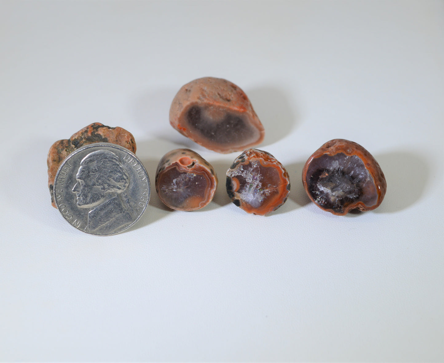 Lake Superior Agate Geodes, Polished Lake Superior Agates From Paradise Beach MN