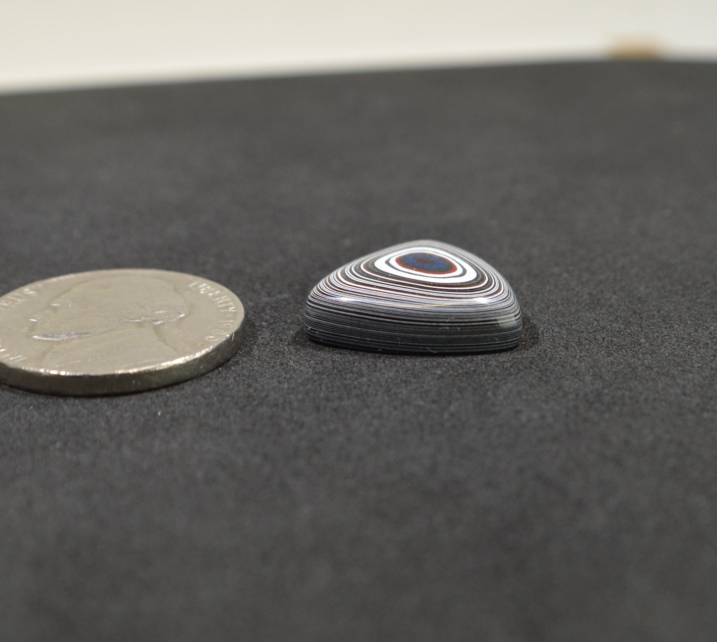 Michigan Fordite Cabochon, Triangle Shape Cabochon, Fordite, Metalsmith EB48
