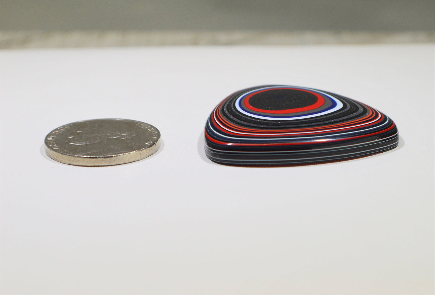 Cabochon, Fordite Cabochon, Very Large Fordite Cab, Collectors Cut, Polished Fordite, Loose Gemstoneeardrop