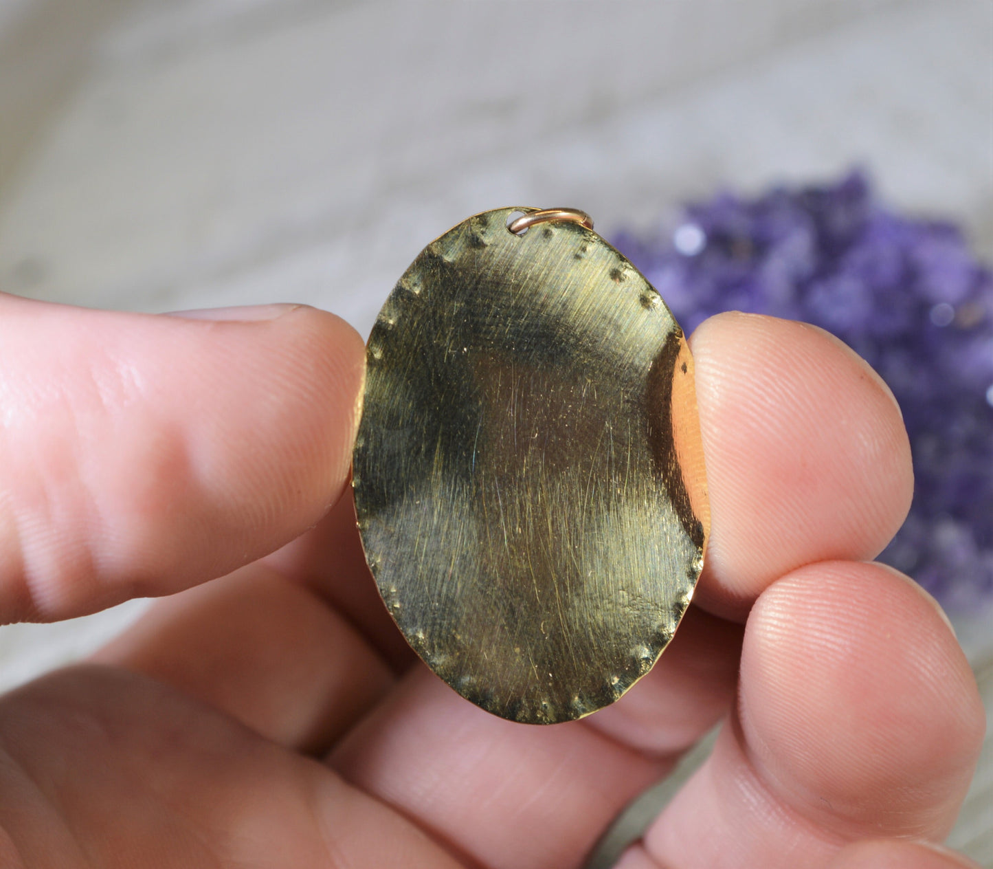 Fordite Necklace, Fordite, Monster Necklace, Monster Fangs, Edgy Necklace, Fordite Jewelry, Fordite, Vampire Necklace, W/O