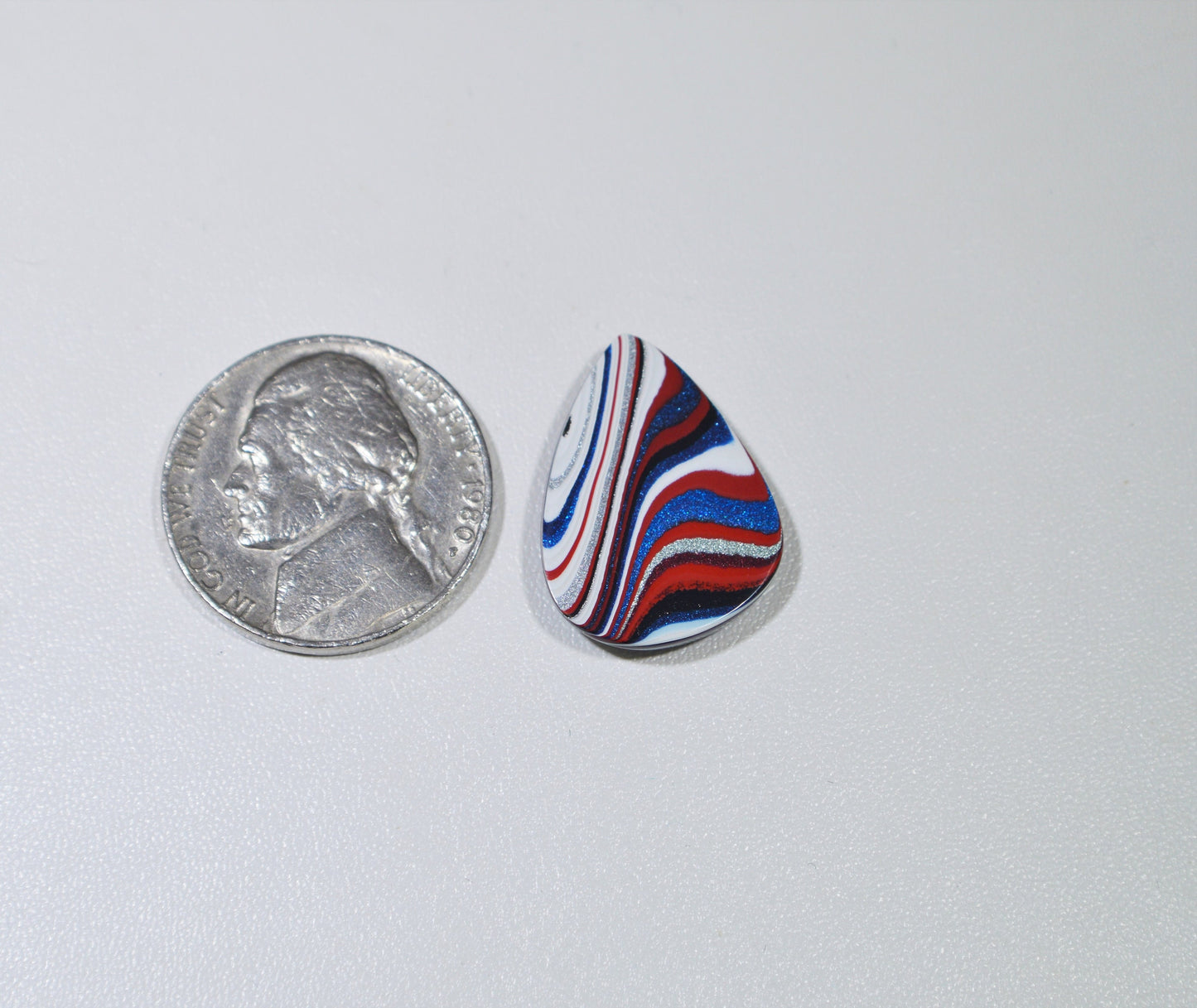 Fordite Cabochon, Fordite, Polished Fordite, Cabochon, Jewelry Making, Wire Wrapping, Shield Cabochon, Jewelry Supply, Loose Gemstone