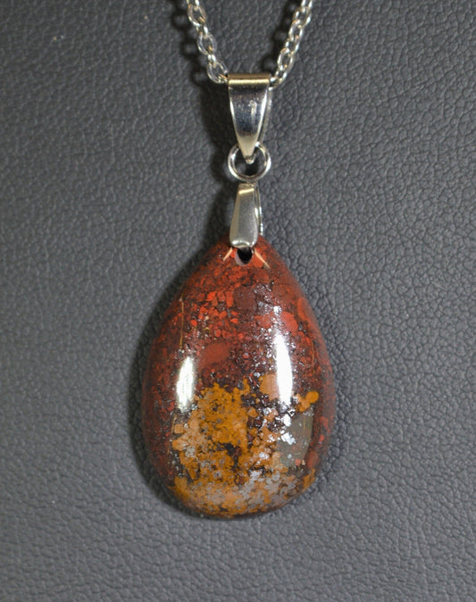 Lake Superior Red Jasper Necklace i.e. Jaspelite W/O