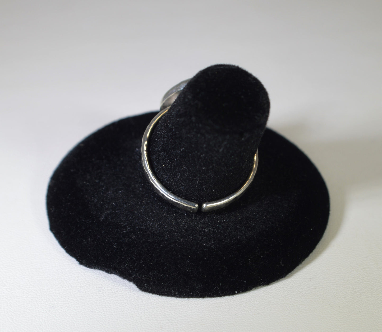 Silver Metal Art Ring, Silver Statement Ring, Geometric Ring, USA Handmade, Solid Silver Ring